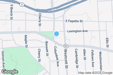 Map image of the property - 309 Columbus Ave