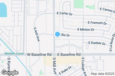 Map image of the property - 5025 S Mill Ave