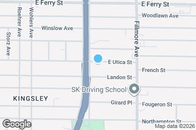 Map image of the property - 625 E Utica St