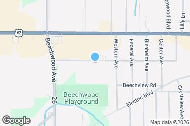 Map image of the property - 1704 Rosemont Rd