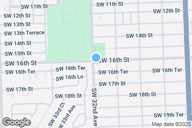 Map image of the property - 1601 SW 32nd Ave