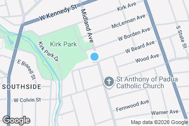 Map image of the property - 1330 Midland Ave