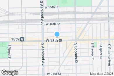 Map image of the property - 1502 W 18th St