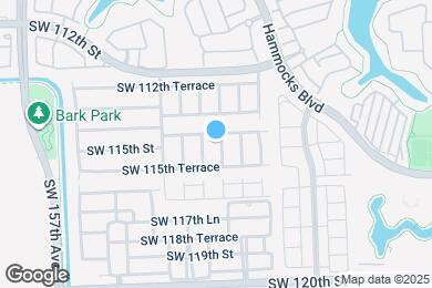 Map image of the property - 11500 SW 153rd Ave