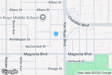 Map image of the property - 14535 Weddington St