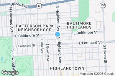 Map image of the property - 6 S Highland Ave