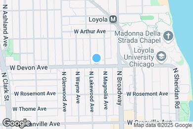 Map image of the property - 1248 W Devon Ave