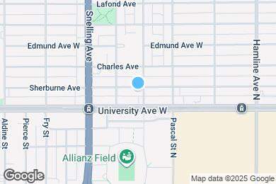 Map image of the property - 1498 Sherburne Ave