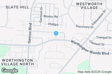 Map image of the property - 946 Worthington Woods Blvd