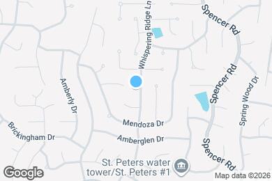 Map image of the property - 1309 Whispering Ridge Ln