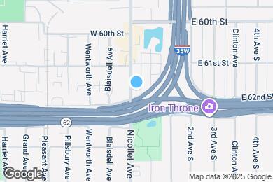 Map image of the property - 6141 Nicollet Ave