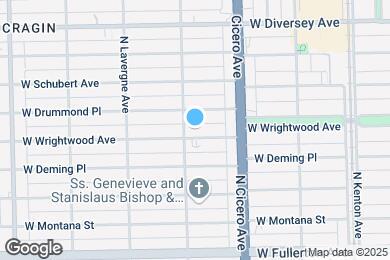 Map image of the property - 4844 W Wrightwood Ave