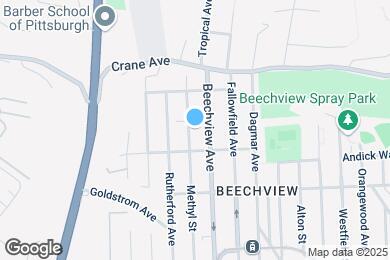 Map image of the property - 1329 Methyl St