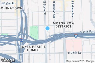Map image of the property - Prairie Coliving Chicago