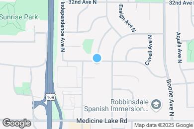 Map image of the property - 9141 30th Ave N