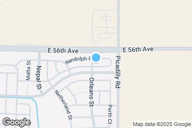 Map image of the property - 21547 E 55th Pl