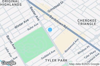 Map image of the property - 1606 Lucia Ave