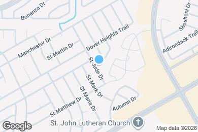 Map image of the property - 2910 Saint Jude Dr