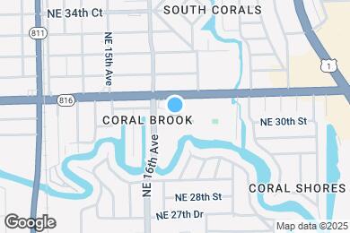 Map image of the property - 3050 NE 16th Ave
