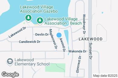 Map image of the property - 9060 Oakwood Dr