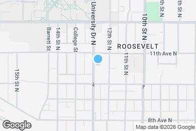 Map image of the property - 1027 University Dr N