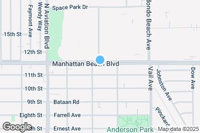Map image of the property - 2106 Manhattan Beach Blvd