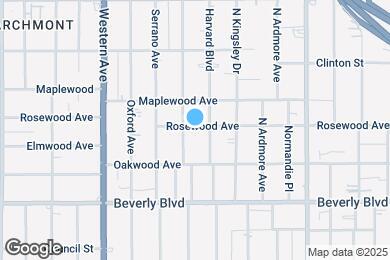 Map image of the property - 4616 Rosewood Ave