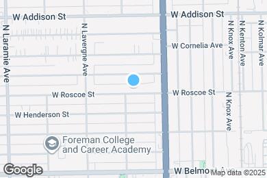 Map image of the property - 4846 W Roscoe St