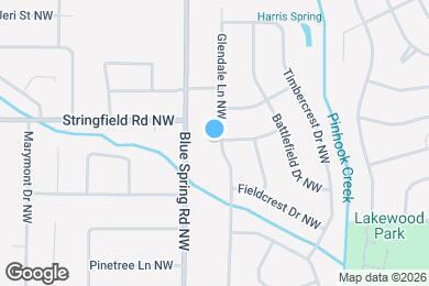Map image of the property - 3711 Glendale Ln NW