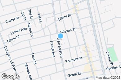Map image of the property - 944 Warren Ave