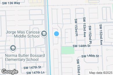 Map image of the property - 14300 SW 155th Ct