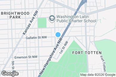 Map image of the property - 5040-5040 New Hampshire Ave NW