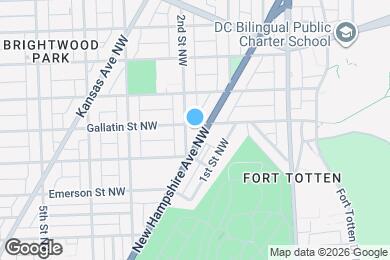 Map image of the property - 5040 New Hampshire Ave NW