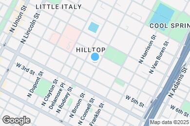 Map image of the property - 605 N Broom St