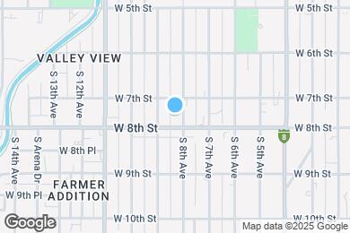 Map image of the property - 770 S 8th Ave