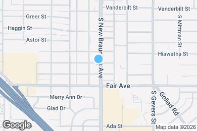 Map image of the property - 1018 Chicago Blvd