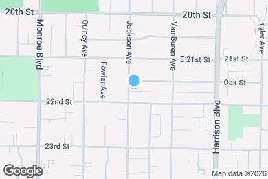 Map image of the property - 2162 Jackson Ave