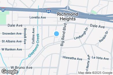 Map image of the property - 1434 Woodland Dr