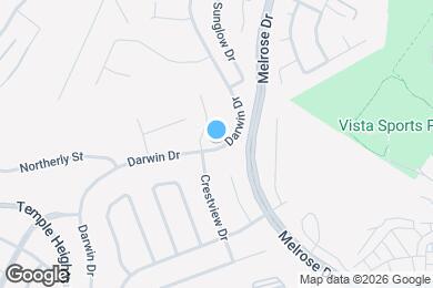 Map image of the property - 1335 Darwin Dr