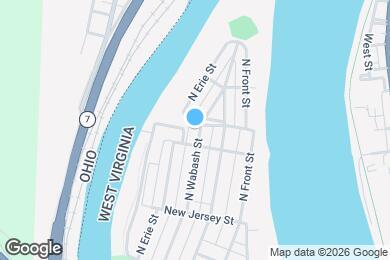 Map image of the property - 515 N Wabash St