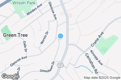 Map image of the property - 1031 Greenlawn Dr