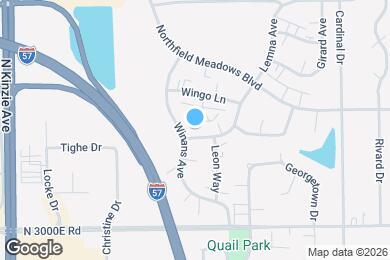 Map image of the property - 1319 Lemna Ave
