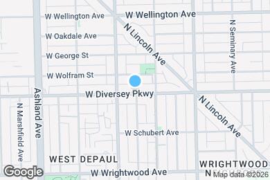 Map image of the property - 1330 W Diversey Pky