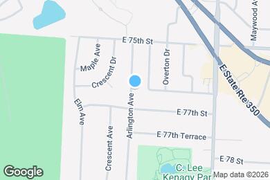 Map image of the property - 7607 Arlington Ave