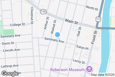 Map image of the property - 28 Seminary Ave