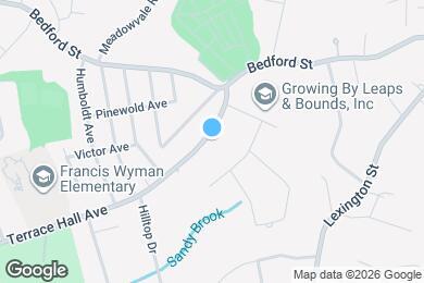 Map image of the property - 8 Terrace Hall Ave