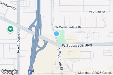 Map image of the property - 23818 S Figueroa St