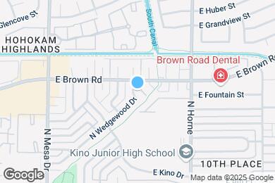 Map image of the property - 1065 N Wedgewood Dr