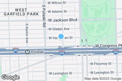 Map image of the property - 3905 W Van Buren St