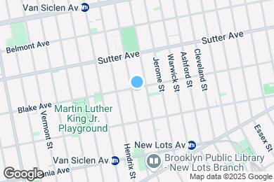 Map image of the property - 852 Blake Ave
